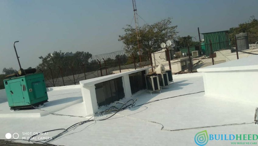 Roof Waterproofing in chandigarh sector 9 bajaj travels
